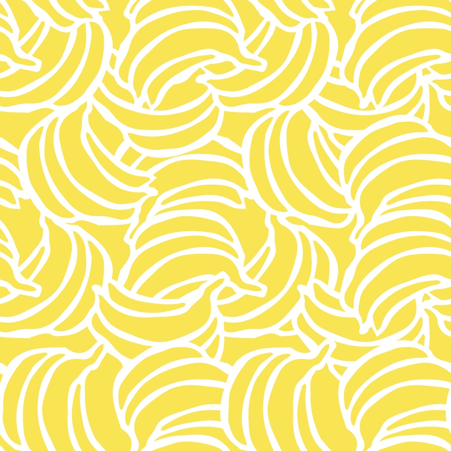 Art Tiles: Banana Pop (Yellow & White)