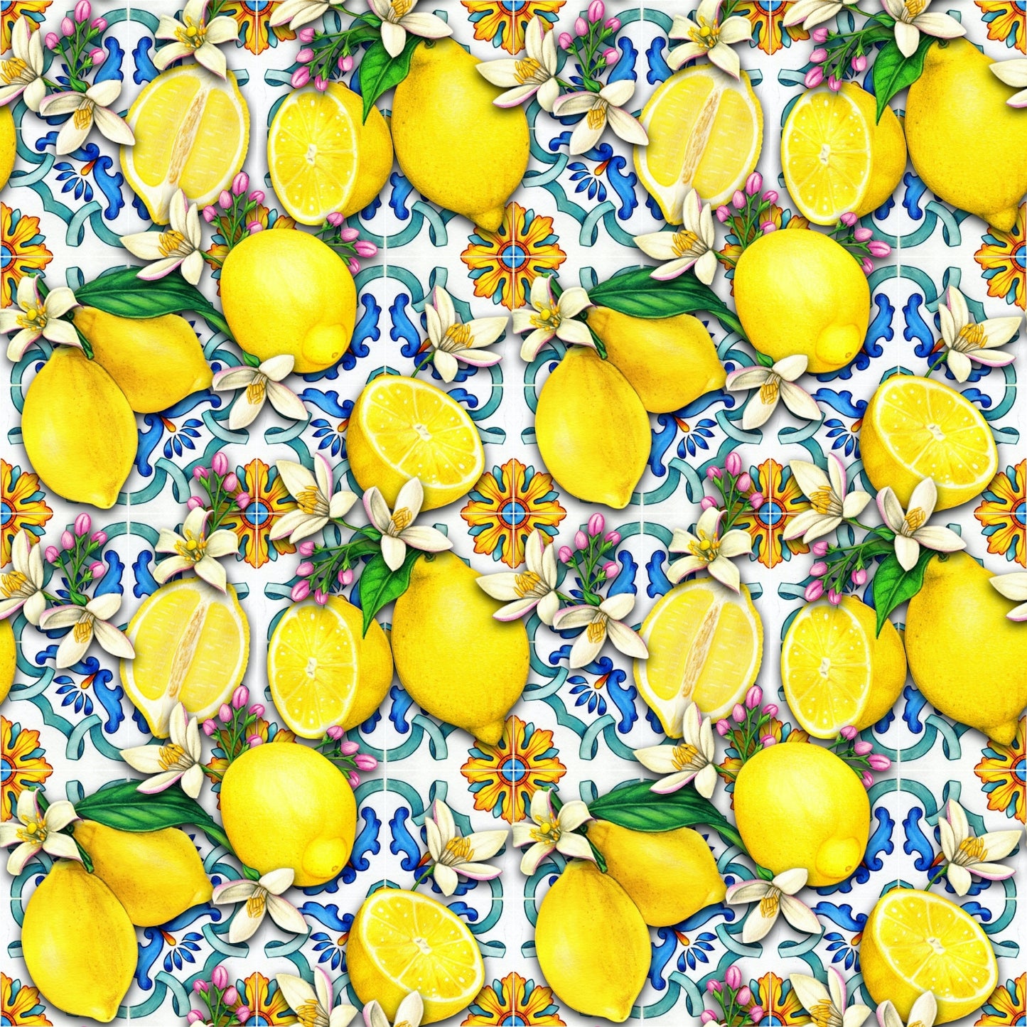 Art Tiles: Tuscan Lemons