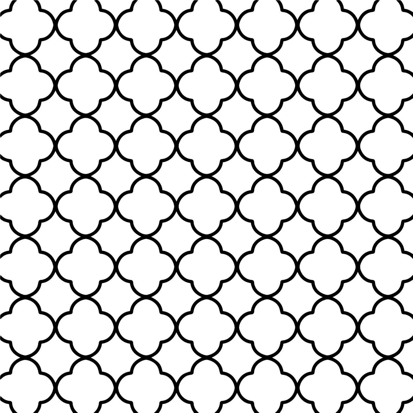 Art Tiles: B&W Clover