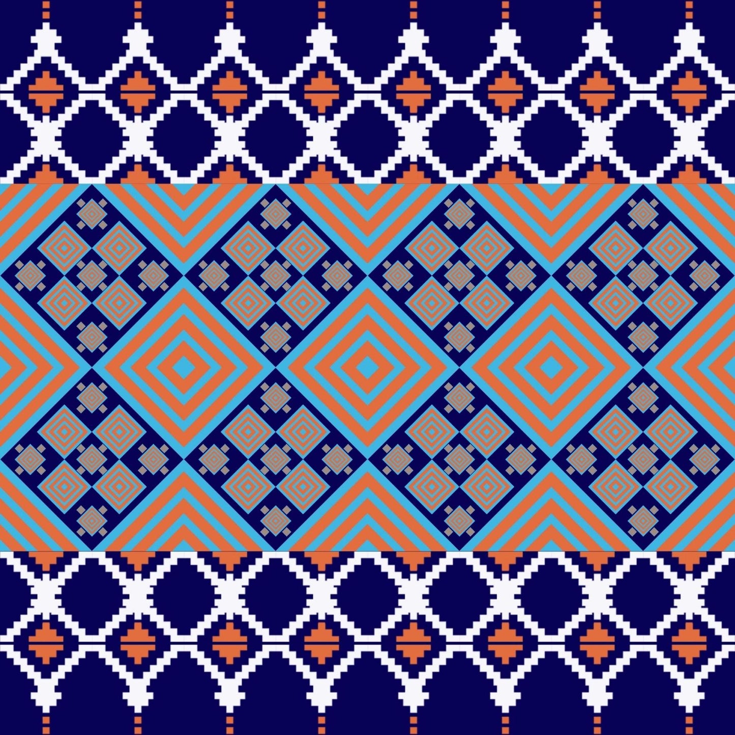 Art Tiles: Geometric Rug