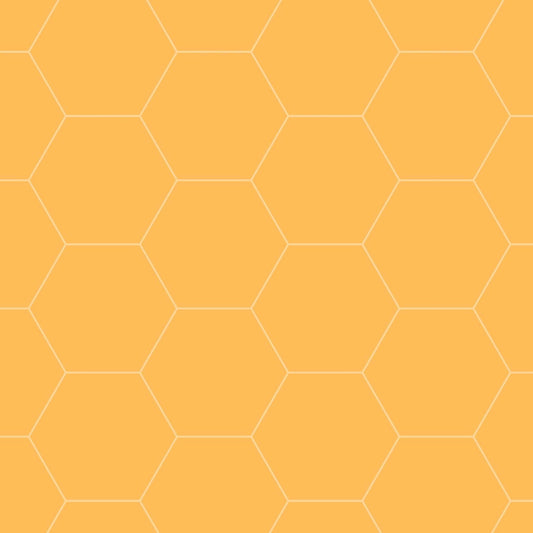Art Tiles: Honeycomb (Ochre)