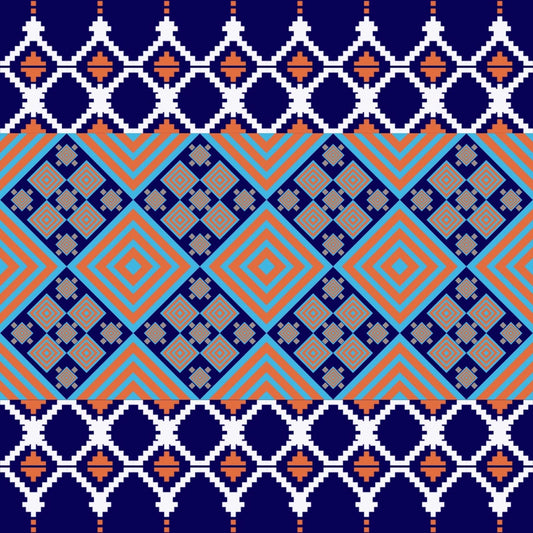 Art Tiles: Geometric Rug