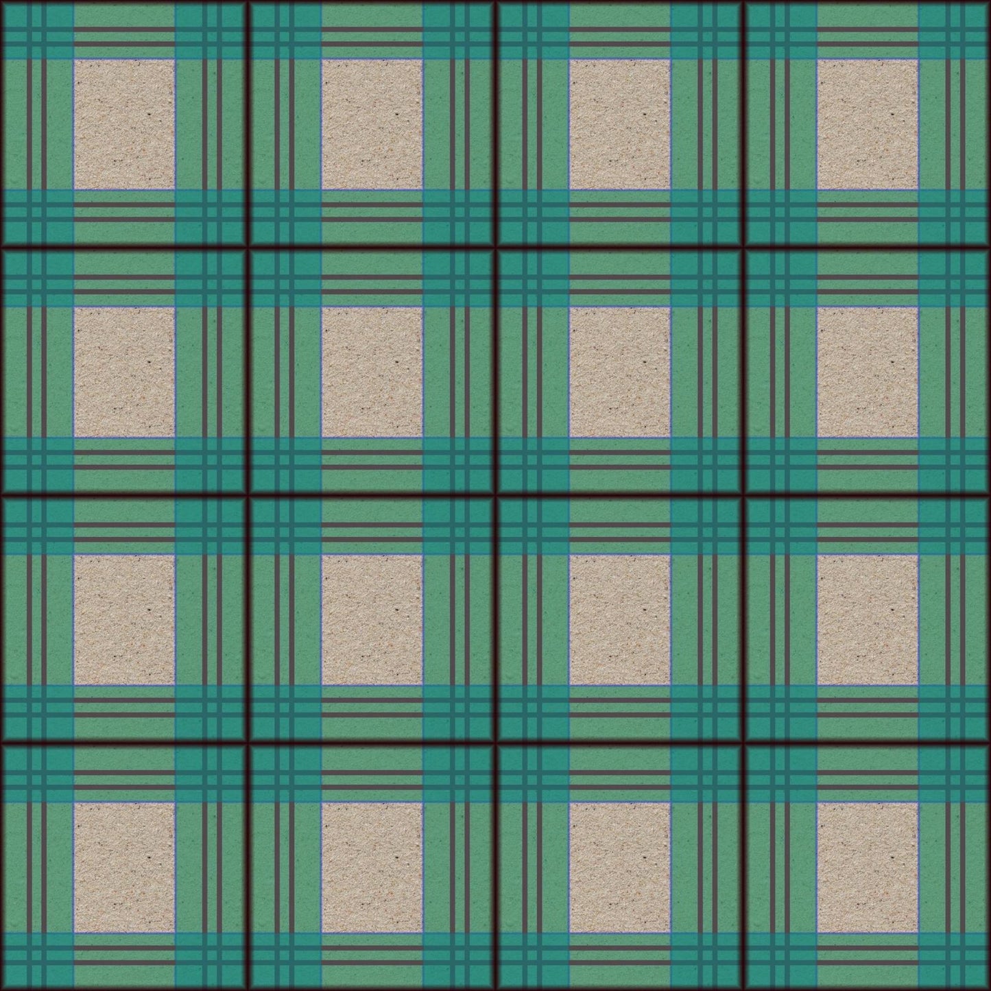 Art Tiles: Green Grid