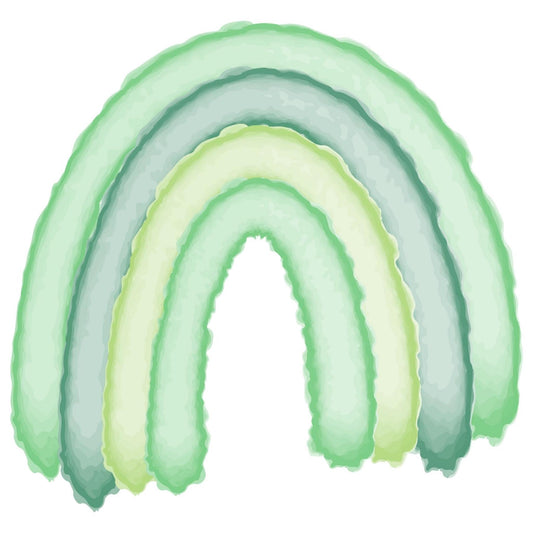 Art Tiles: Watercolor Rainbow (Green)