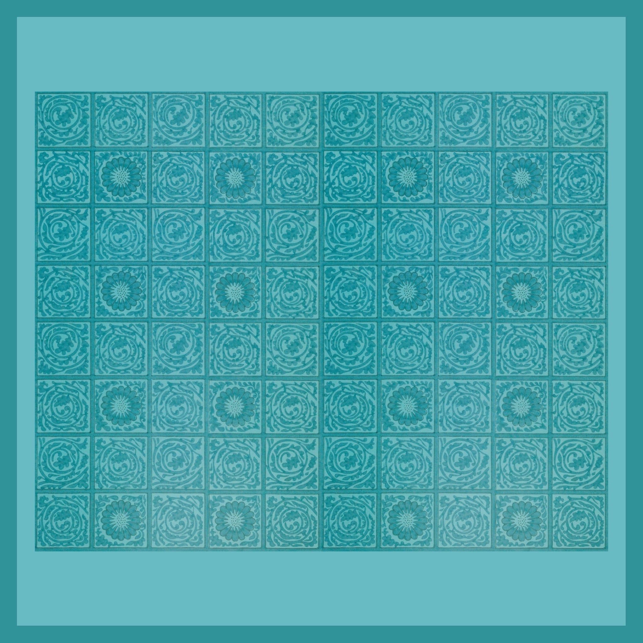 Diaper Tile Pattern Art Tiles by Waterjet Works - William Morris Collection – Waterjet ...