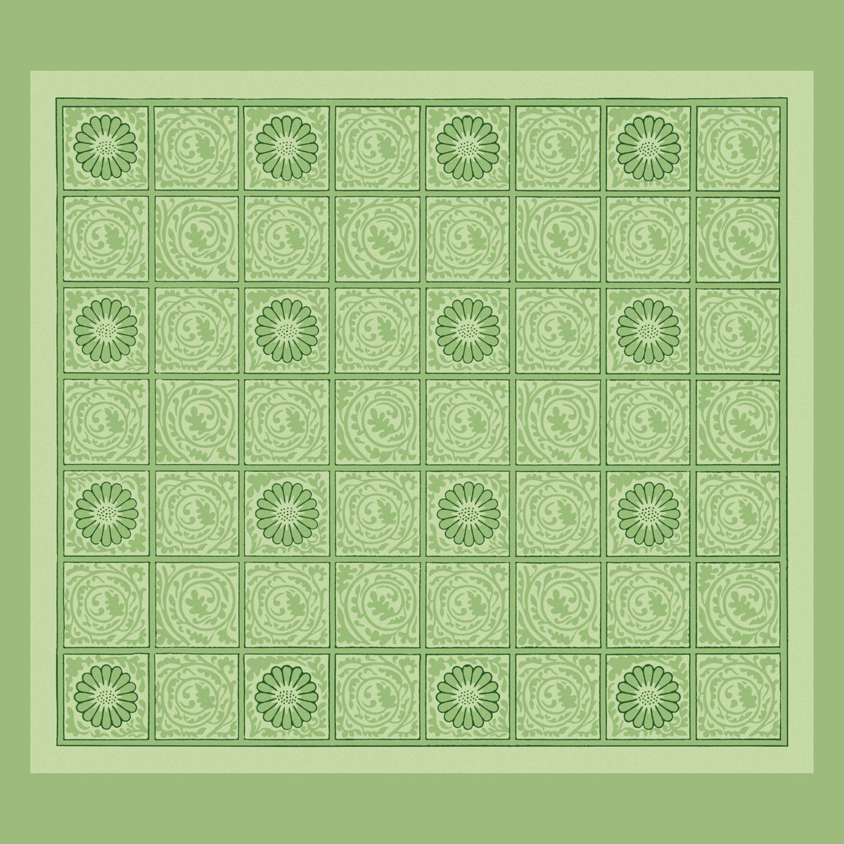 Diaper Tile Pattern Art Tiles by Waterjet Works: